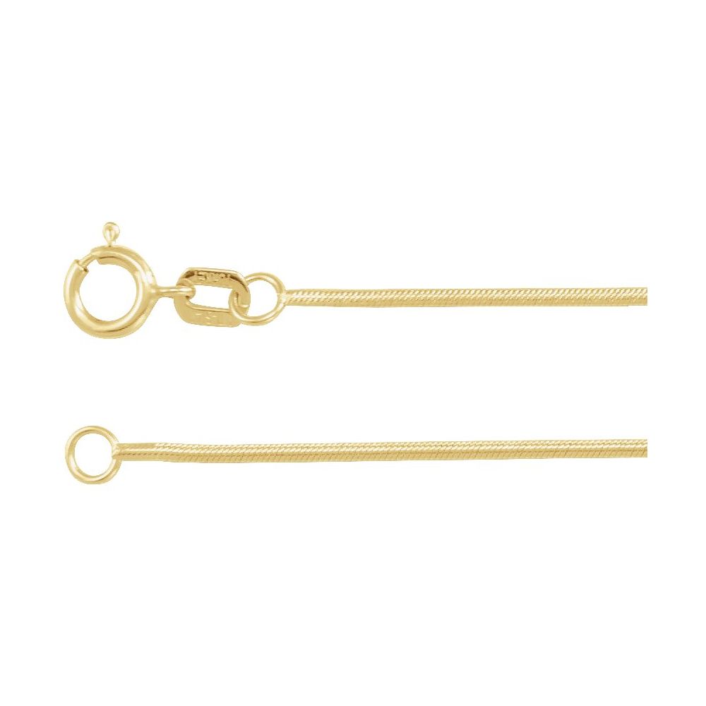 14K Gold-Filled Snake Chain Necklace – 1 mm